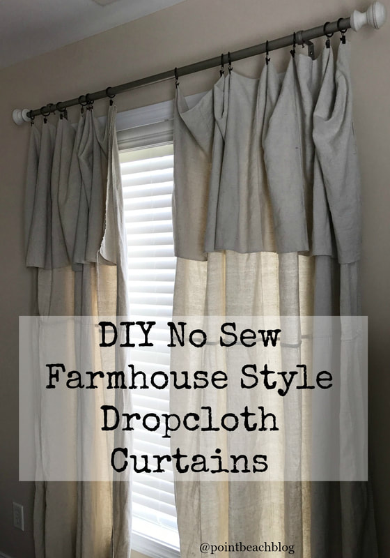 Diy Drop Cloth Curtains, How To Make Curtains From Drop Cloths